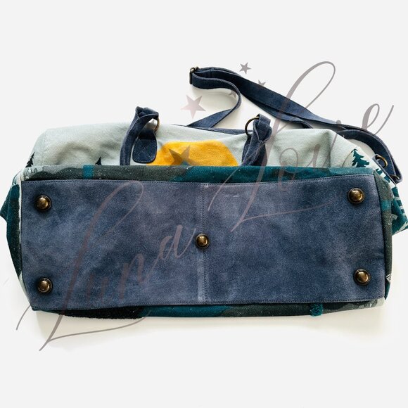 FREE PEOPLE New Horizons Weekender Duffle Bag In Mountain NWOT - Picture 10 of 12